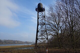 Schwarzer Leuchtturm