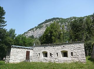 Batterie am Sattel von Roncogno