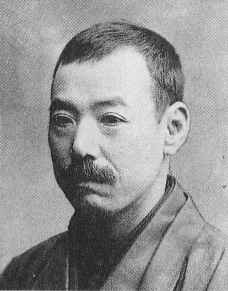 川上音次郎像